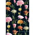 Rose / Nelke Blume Druckstoff aus Polyester Garment